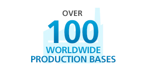 Over 80 worldwide production bases