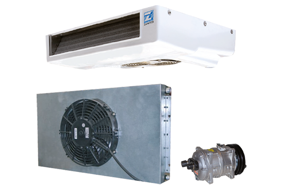 Undermount small refrigeration unit: direct drive invisible units